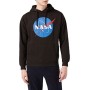 Nasa Circle Logo Cappuccio, Nero (Black Blk), Medium Uomo