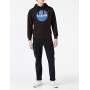 Nasa Circle Logo Cappuccio, Nero (Black Blk), Medium Uomo