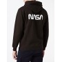 Nasa Circle Logo Cappuccio, Nero (Black Blk), Medium Uomo
