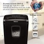 Fellowes Distruggidocumenti a Microframmento Powershred 6M, 6 fogli, per Casa e Ufficio, con Blocco di Sicurezza