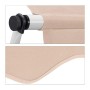 Relaxdays, Beige Tenda da Sole, Protezione per Il Balcone, Regolabile, Senza Forare, a Manovella, 250 cm di Larghezza, 250 x 120