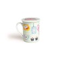 Excelsa Sweet Tisaniera con Filtro E Coperchio, Porcellana, Multicolore, capacità: 200 ml