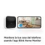 Blink Indoor, Videocamera di sicurezza in HD, senza fili, batteria autonomia 2 anni, rilevazione movimento, comunicazione bidire
