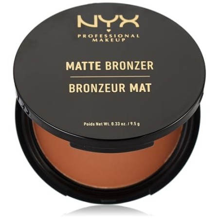 NYX Professional Makeup Matte Bronzer, Polvere compatta, Shimmer Free, Deep Tan
