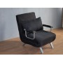 ITALFROM Divano Letto Sofa Bed Nero DIVANI 65x69x82h DIVANETTI Divano Letto 1 Piazza