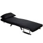 ITALFROM Divano Letto Sofa Bed Nero DIVANI 65x69x82h DIVANETTI Divano Letto 1 Piazza
