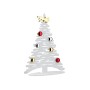 Alessi Bark For Christmas BM06 W Decorazione Natalizia di Design a Forma di Albero, Acciaio, Inox, Bianco, 35.5 x 14 x 45 cm, 1 