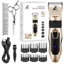 Tosatrice Cani Gatti, Bonve Pet Tosatore Clipper Ricaricabile Professionale per Cani Gatti Animali, Rumore inferiore a 50 db, Ba