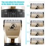 Tosatrice Cani Gatti, Bonve Pet Tosatore Clipper Ricaricabile Professionale per Cani Gatti Animali, Rumore inferiore a 50 db, Ba