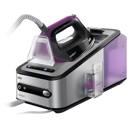 Braun IS7144.BK Ferro da Stiro con Caldaia, 2400 W, 125, Plastica, Colpo di Vapore 450g/min