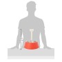 Alessi Lupita Ciotola Cani Ro, Accessori Cane, PP Arancio, Acciaio Inossidabile 18/10, Arancione, Taglia Unica