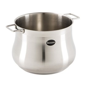 Barazzoni Tummy Pentola, Acciaio inox 18/10, Diametro cm 18, Litri 4,25. Made in Italy.