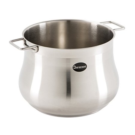 Barazzoni Tummy Pentola, Acciaio inox 18/10, Diametro cm 18, Litri 4,25. Made in Italy.
