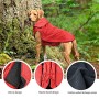 IREENUO Cappotto Cane Impermeabile, Cane Giacca Impermeabile Invernale Caldo con Nastro Riflettente Abbigliamento da Esterno Ada