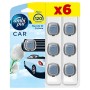 Ambi Pur Car Deodorante Auto Nuvole di Cotone, Freschezza Naturale, Mega Pack 6 x 2 ml