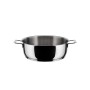 Alessi AJM102/28 Pots&Pans Casseruola Bassa a Due Manici in Acciaio Inossidabile 18/10 Lucido