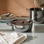Alessi AJM102/28 Pots&Pans Casseruola Bassa a Due Manici in Acciaio Inossidabile 18/10 Lucido
