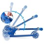 Hikole Monopattino per bambini con ruote con luce LED, monopattino regolabile in altezza per bambini e bambine, freno a parafang