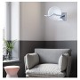 DAXGD LED Luci sfera di vetro Lampade da parete, Applique da parete Interno per camera da letto, soggiorno, corridoio