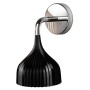 Kartell Lampada Applique E14, NERO COPRENTE, Ø 13,5 cm H 14,5 cm