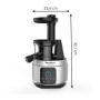 Moulinex ZU420E Juice & Clean, Estrattore di Succo a Freddo, con Teconlogia Easy Clean per una Pulizia Facile, Touch Screen, 0.8