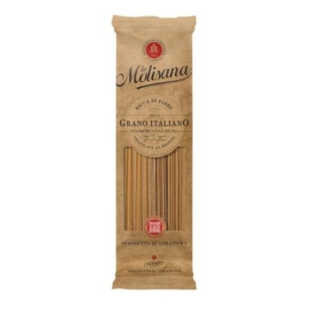 La Molisana Spaghetto Quadrato No.1 Pasta Lunga - 9 confezioni da 500 Gr