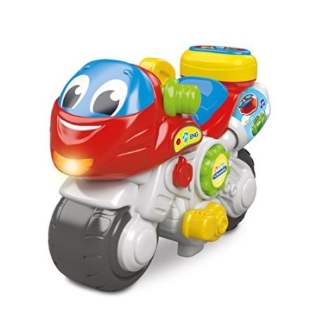 Clementoni- Baby Ale Moto Mondiale, 10+ Mesi, Multicolore, 17102