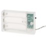 Idena 8585271 - Ghirlanda natalizia con 10 LED, alimentazione a batteria, 28 cm, luce bianca calda