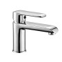 Miscelatore Rubinetto Bidet Cromato + Miscelatore Rubinetto Lavabo Cromato Bagno Casa