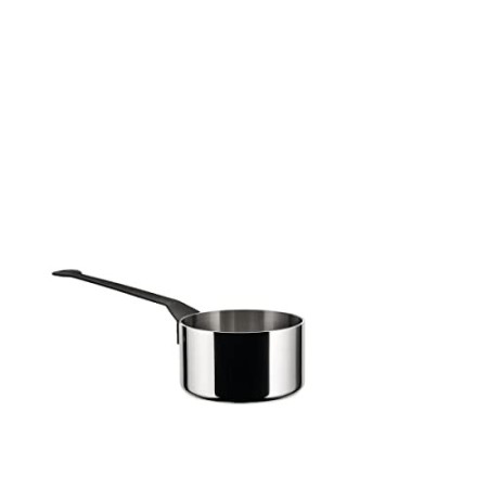 Alessi La Cintura di Orione Casseruola a Manico Lungo o Russa, Acciaio Inossidabile, Argento, 14 cm