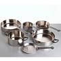 Alessi La Cintura di Orione Casseruola a Manico Lungo o Russa, Acciaio Inossidabile, Argento, 14 cm