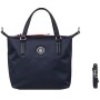 Tommy Hilfiger Poppy Small Tote, Borsa a Tracolla Donna, Blu (Tommy Navy), 15.5x25.5x33 centimeters (B x H x T)