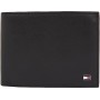 Tommy Hilfiger Eton Cc Flap And Coin Pocket Porta Carte di Credito, 75 cm, Nero