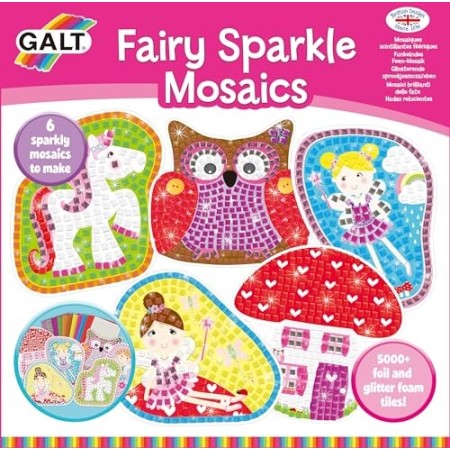 Galt GA1003916 Fairy Sparkle Mosaics - Kit per La Creazione di Scintillanti Mosaici