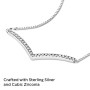 PANDORA Collana con ciondolo Donna argento - 397802CZ-45