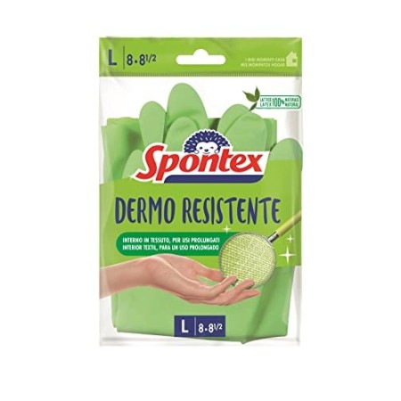 Spontex Guanti Dermo Resistente, Taglia L