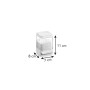 Tescoma 891838 Purity Contenitore Igienico Frigorifero, Spargiformaggio, Plastica, Trasparente