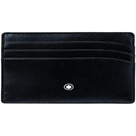 Montblanc 106653 Porta Carte Di credito, 6 scomparti, Nero