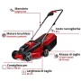 Einhell 3413155 Tagliaerba a Batteria, 18 V, Rosso/Nero