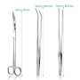 Meiso Acquario Kit Strumento Accessori inox Acquario serbatoio acqua pianta Pinze Forbici Attrezzi Set Pesce Starter Kit