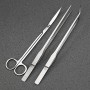 Meiso Acquario Kit Strumento Accessori inox Acquario serbatoio acqua pianta Pinze Forbici Attrezzi Set Pesce Starter Kit