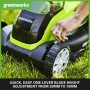 Greenworks Tools Tosaerba a Batteria G40LM35K2X Li-Ion 40 V Larghezza Taglio 35 cm fino 500 m² 2 in 1, Pacciamare Rasare 40 L C