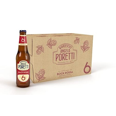 Birrificio Angelo Poretti Birra 6 Luppoli Bock Rossa 24 Bottiglie da 33 cl