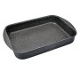 Moneta Etnea Lasagnera, Alluminio Antiaderente Effetto Pietra, Nero, 31 x 23 cm, 31x23 cm