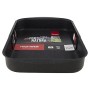 Moneta Etnea Lasagnera, Alluminio Antiaderente Effetto Pietra, Nero, 31 x 23 cm, 31x23 cm