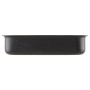 Moneta Etnea Lasagnera, Alluminio Antiaderente Effetto Pietra, Nero, 31 x 23 cm, 31x23 cm