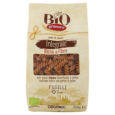 Bio Granoro Fusilli Integrali - 4 confezione da 30 g