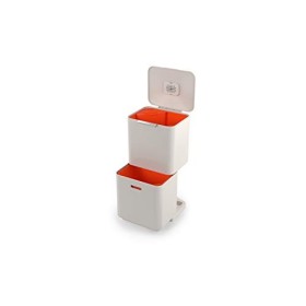Joseph Joseph 30061 Totem Max Unità Separazione e Riciclaggio Rifiuti 60 litri, Colore Pietra