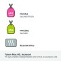 Joseph Joseph 30061 Totem Max Unità Separazione e Riciclaggio Rifiuti 60 litri, Colore Pietra
