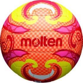 Molten, Palla da Beach Volley, Multicolore (Orange/Gelb/Pink), Misura 5